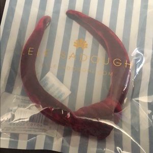 Brand new burgundy Lele Sadoughi headband